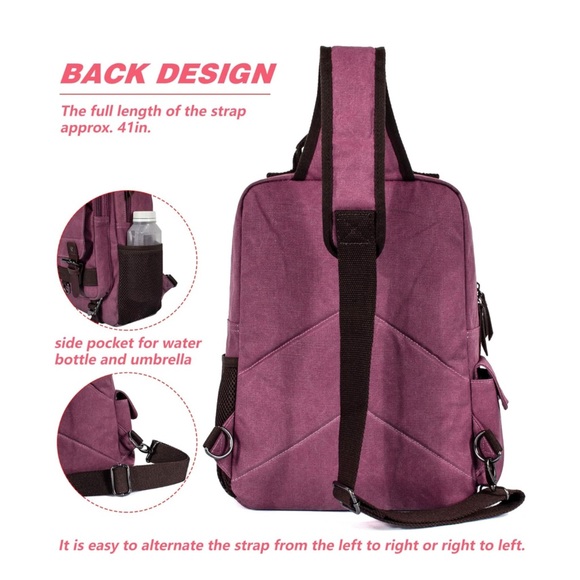 NEW CANVAS Messenger Bag Sling Bag - Picture 2 of 8